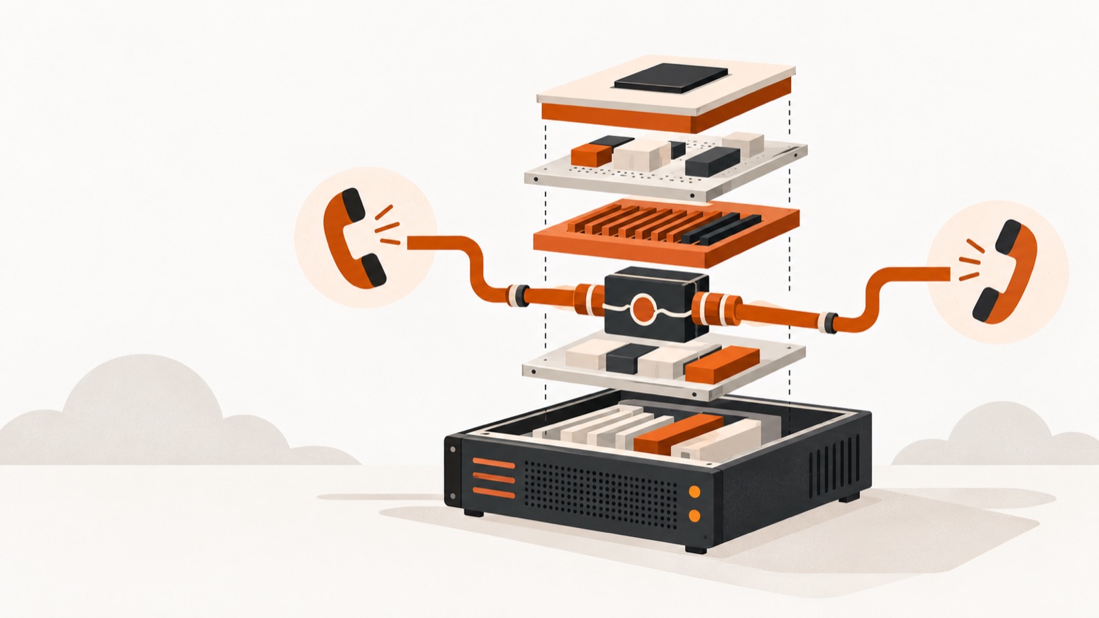 Architecture of an open-source PBX
