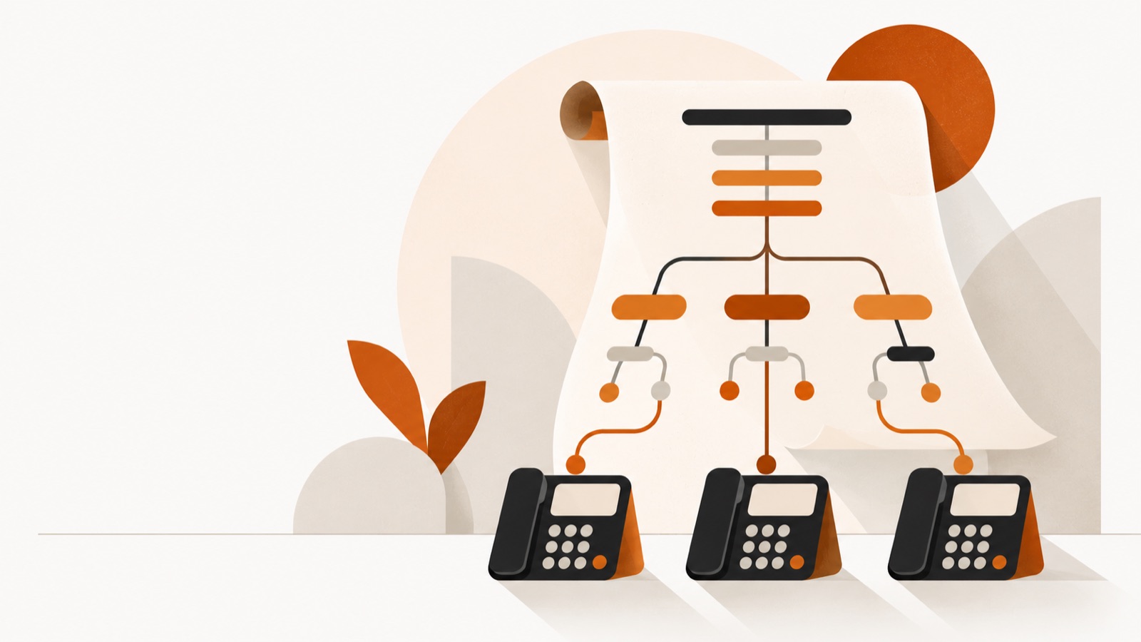 A phone menu written as a dialplan