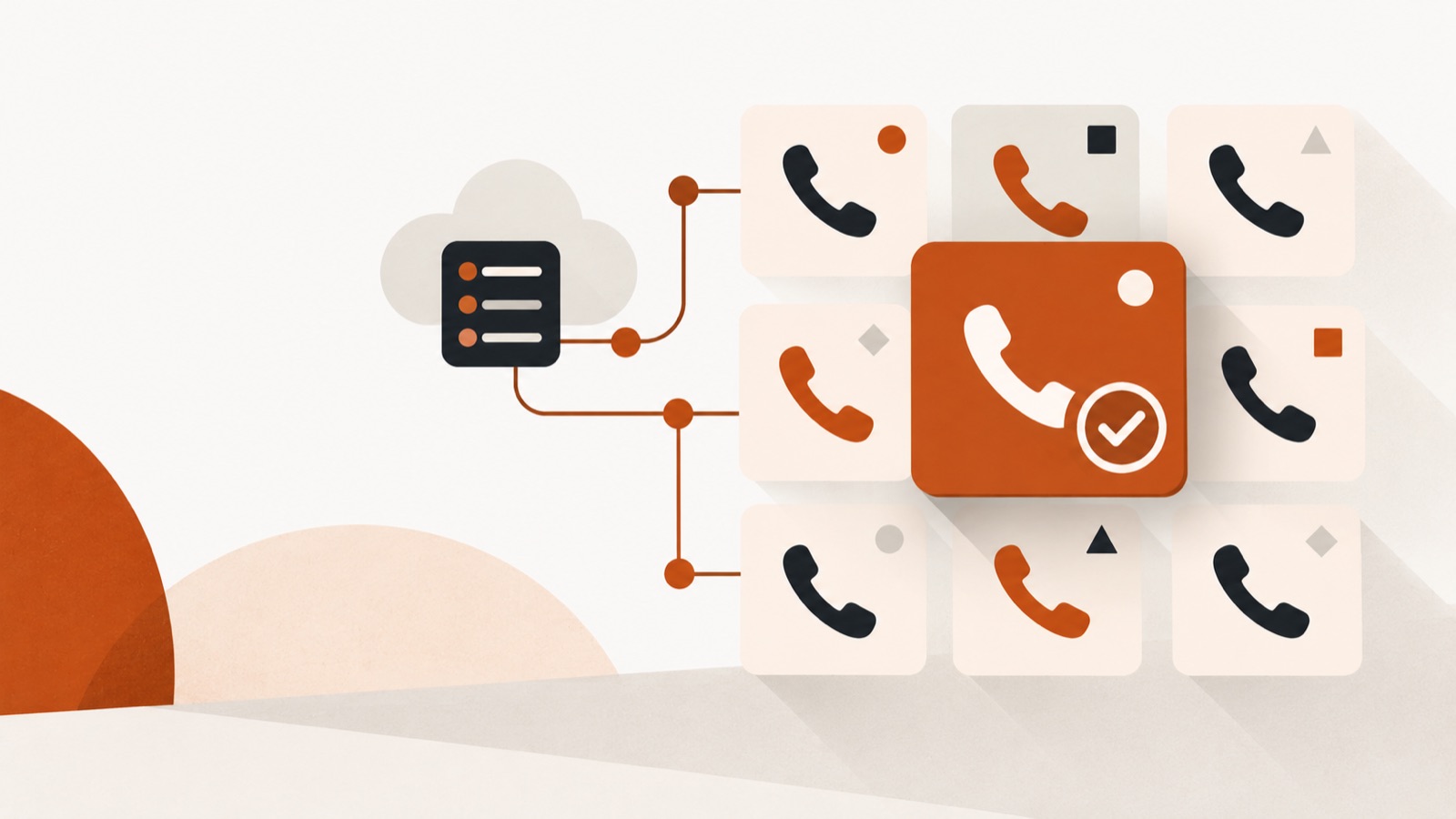 Getting and registering phone numbers through an API