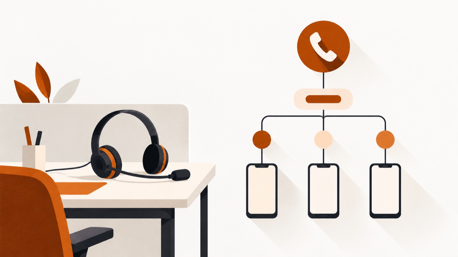 Answering service versus auto attendant