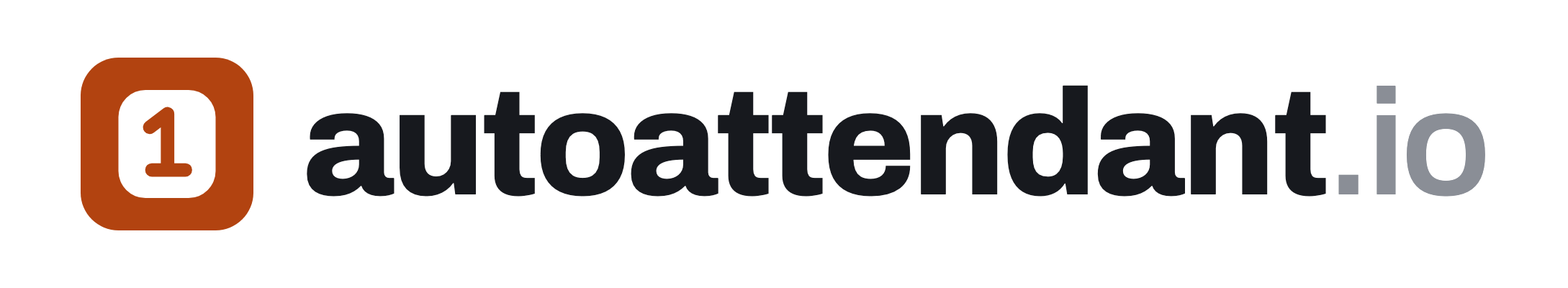 autoattendant.io logo for light backgrounds